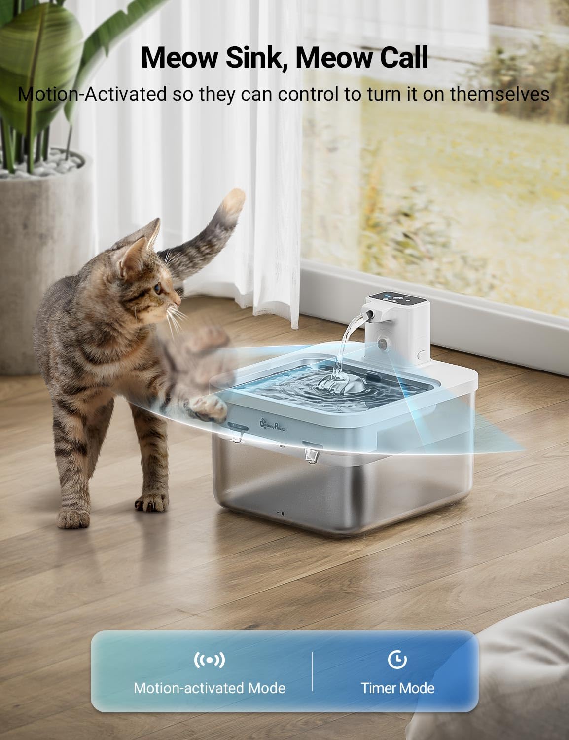 DownyPaws wireless operation demonstrates easy placement without cords.
