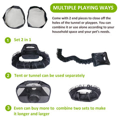 DOZZOPET detachable top cover simplifies feeding during play sessions.