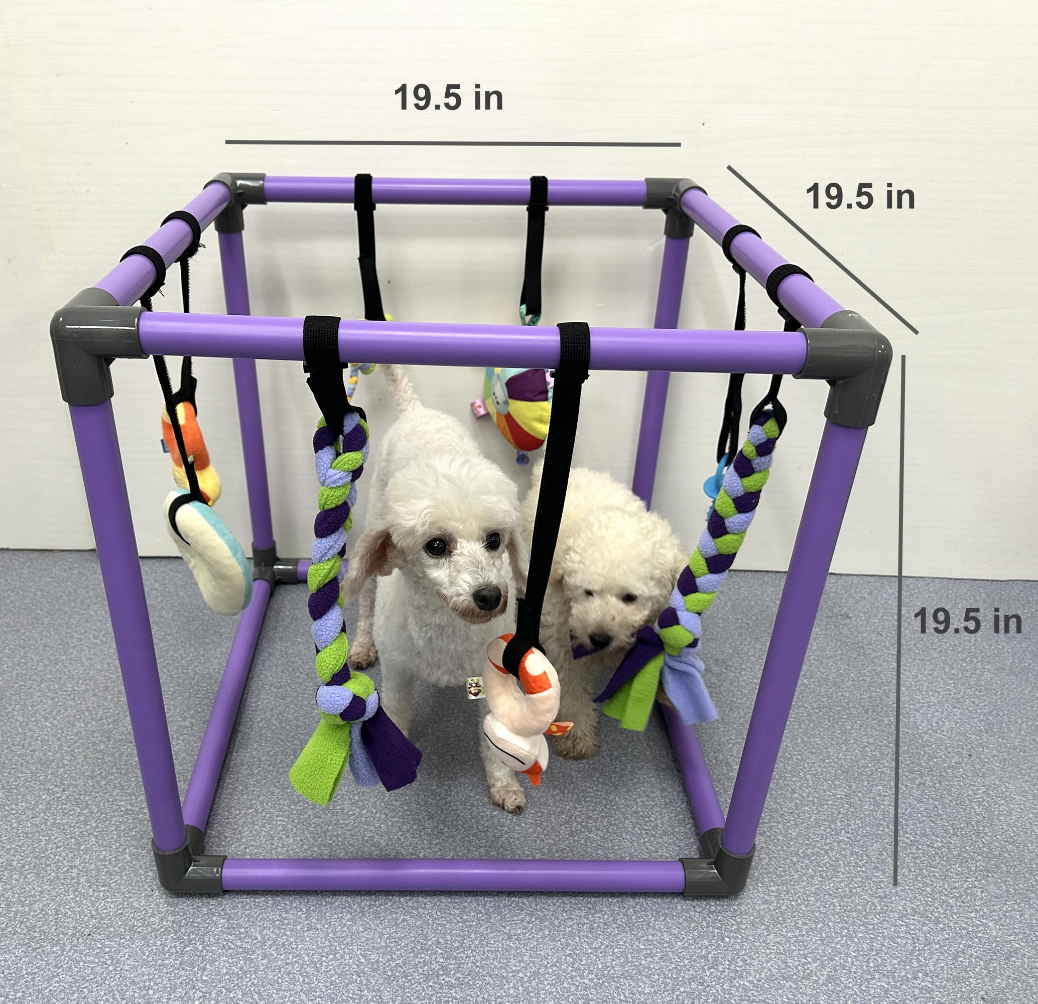 Easy no-tool assembly to set up the jungle gym in minutes.
