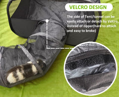 DOZZOPET tunnel end pieces enable flexible closure and layout options.