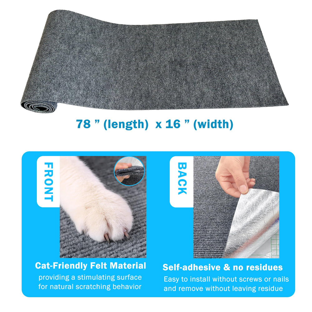 Versatile protection for leather, fabric, and carpeted areas.