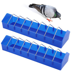 DQITJ 2-pack large pigeon feeder with slot design for organized feeding