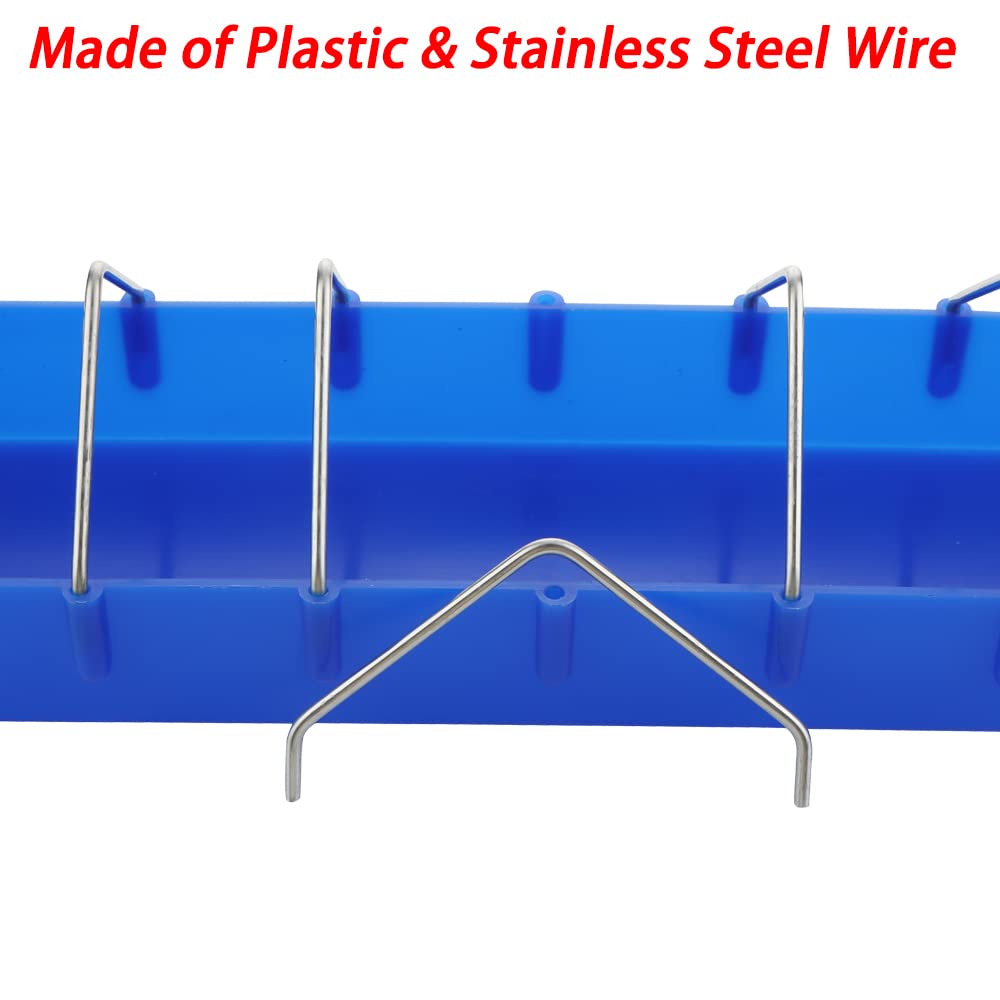 DQITJ durable plastic and stainless steel wire feeder for birds