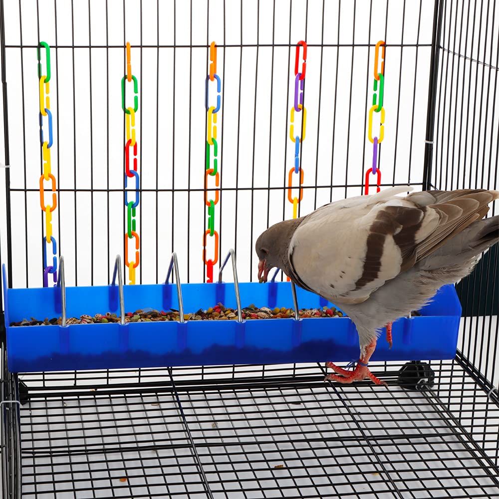 DQITJ feeder with dividing grill for orderly bird feeding