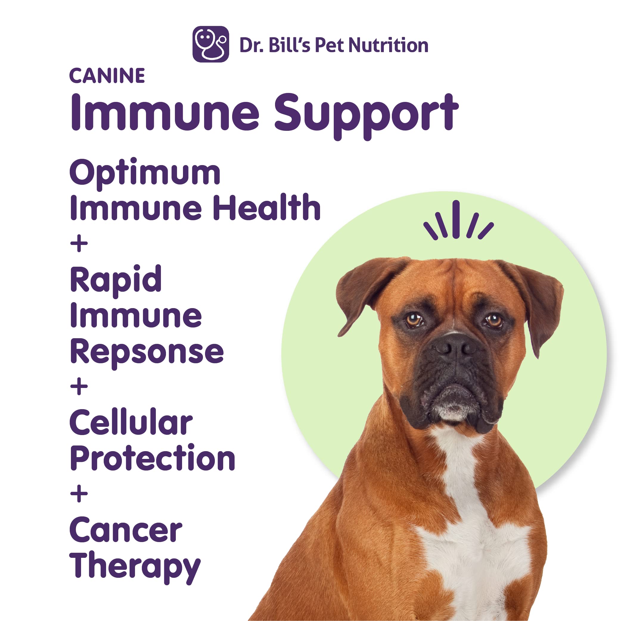 Dr. Bill's Canine Immune Support measuring spoon, easy dosing