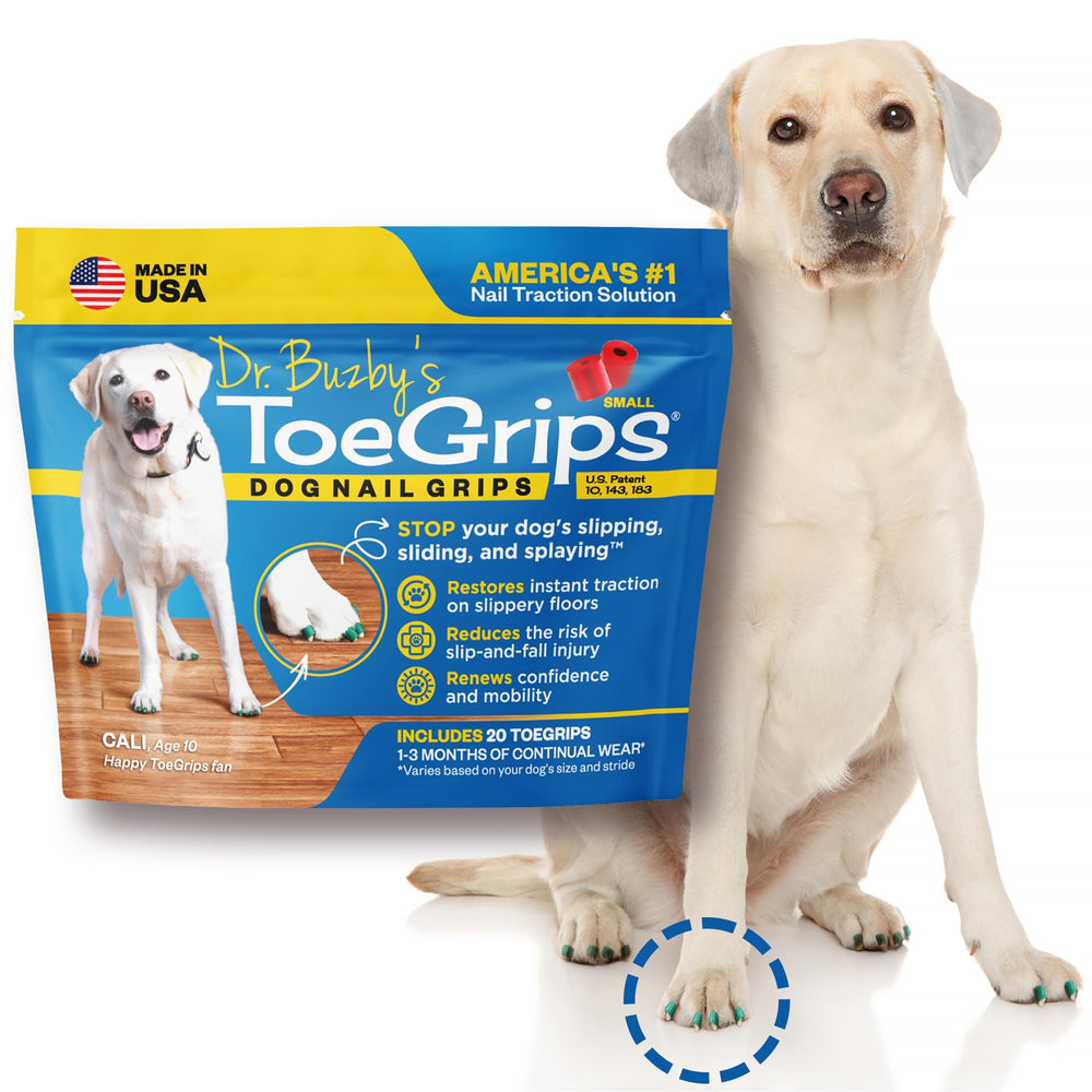 Step-by-step application guidance ensures proper use of Dr. Buzby's ToeGrips.