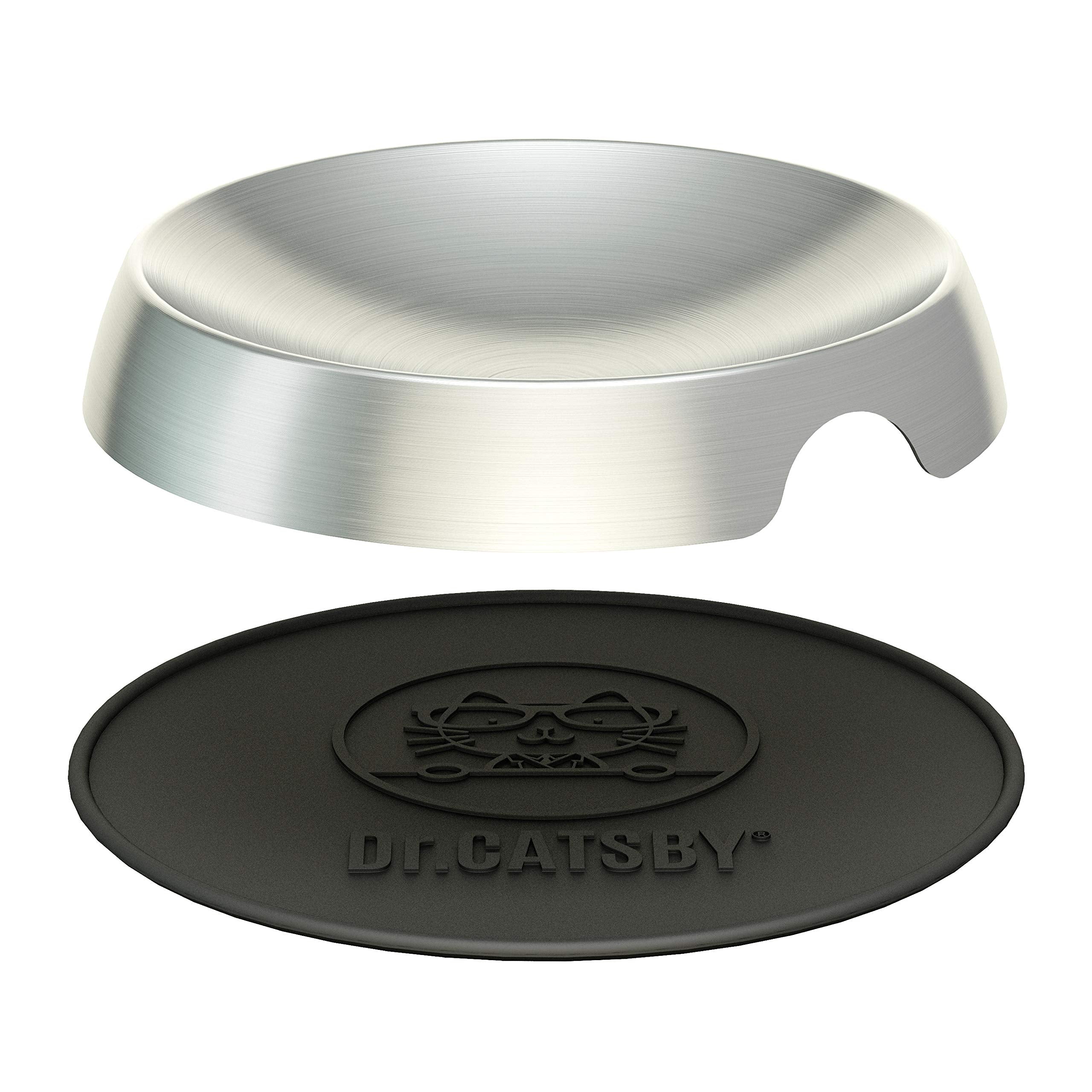 Dr. Catsby dishwasher safe bowl for effortless cleaning after meals.