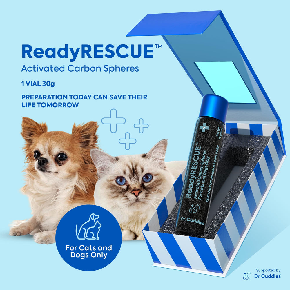 Pets up to 30 lbs supported by ReadyRESCUE portable powder