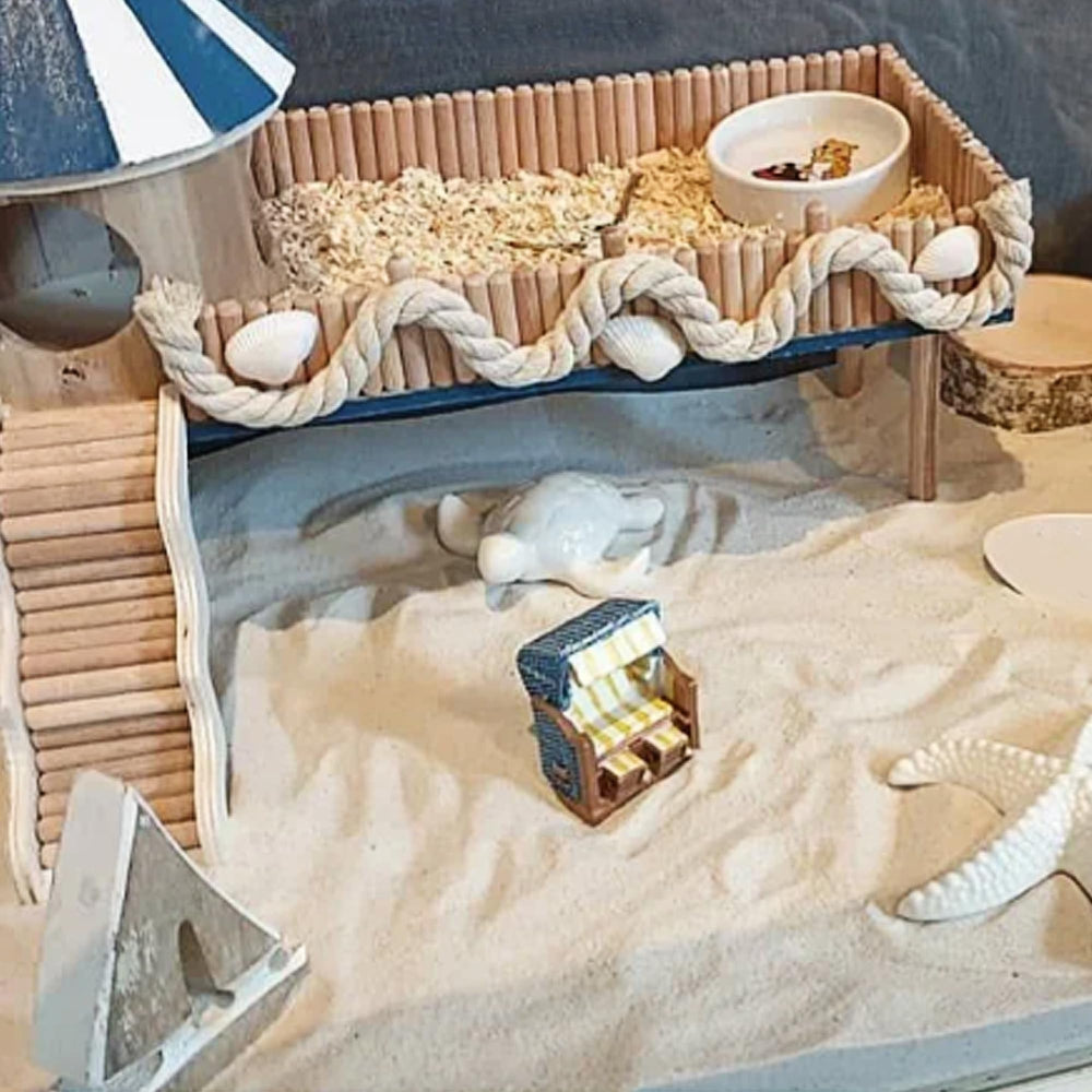  DR.DUDU sand reduces odors in small pet habitats