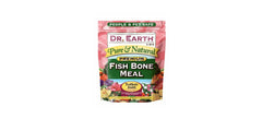 Dr Earth fish bone meal 3-18-0 granular texture close-up for soil feeding