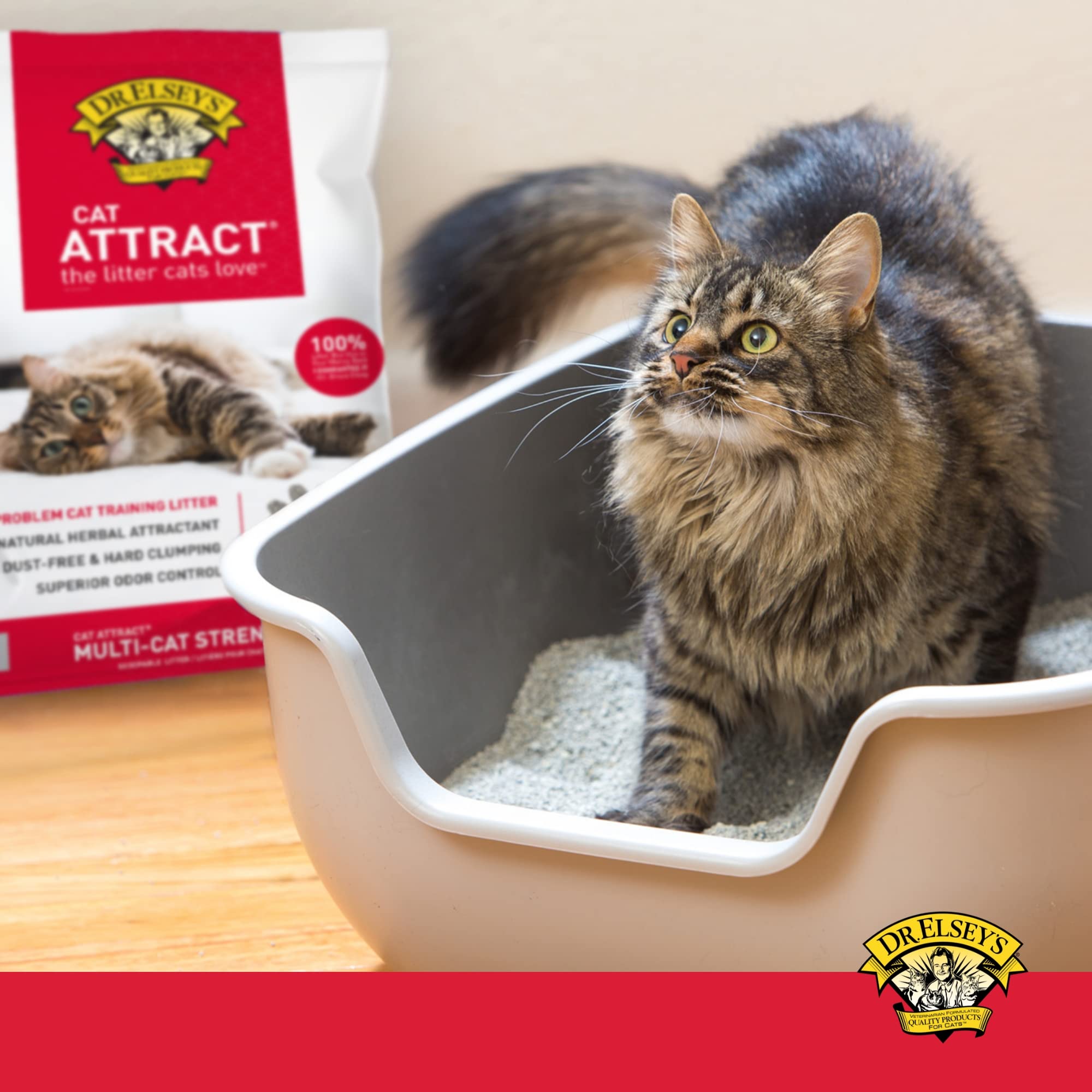 Dr. Elsey's Cat Attract natural herbal attractant supports box habits