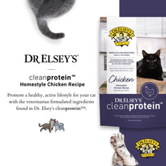 Dr. Elsey's Clean Protein Chicken Homestyle Pouch: grain-free recipe with no fillers.