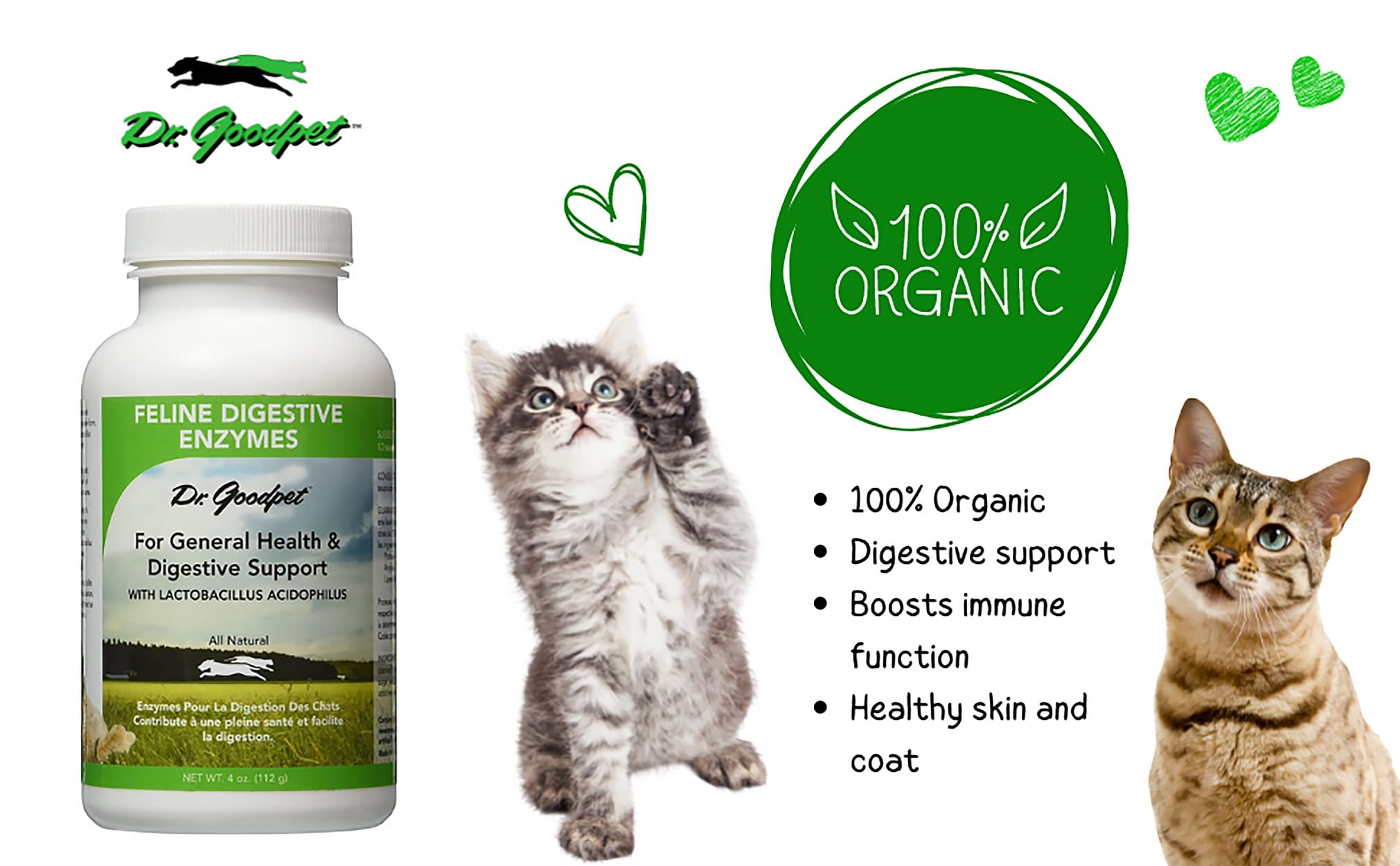Dr. Goodpet cat food mixing with enzymes demonstrates acceptance by picky eaters.