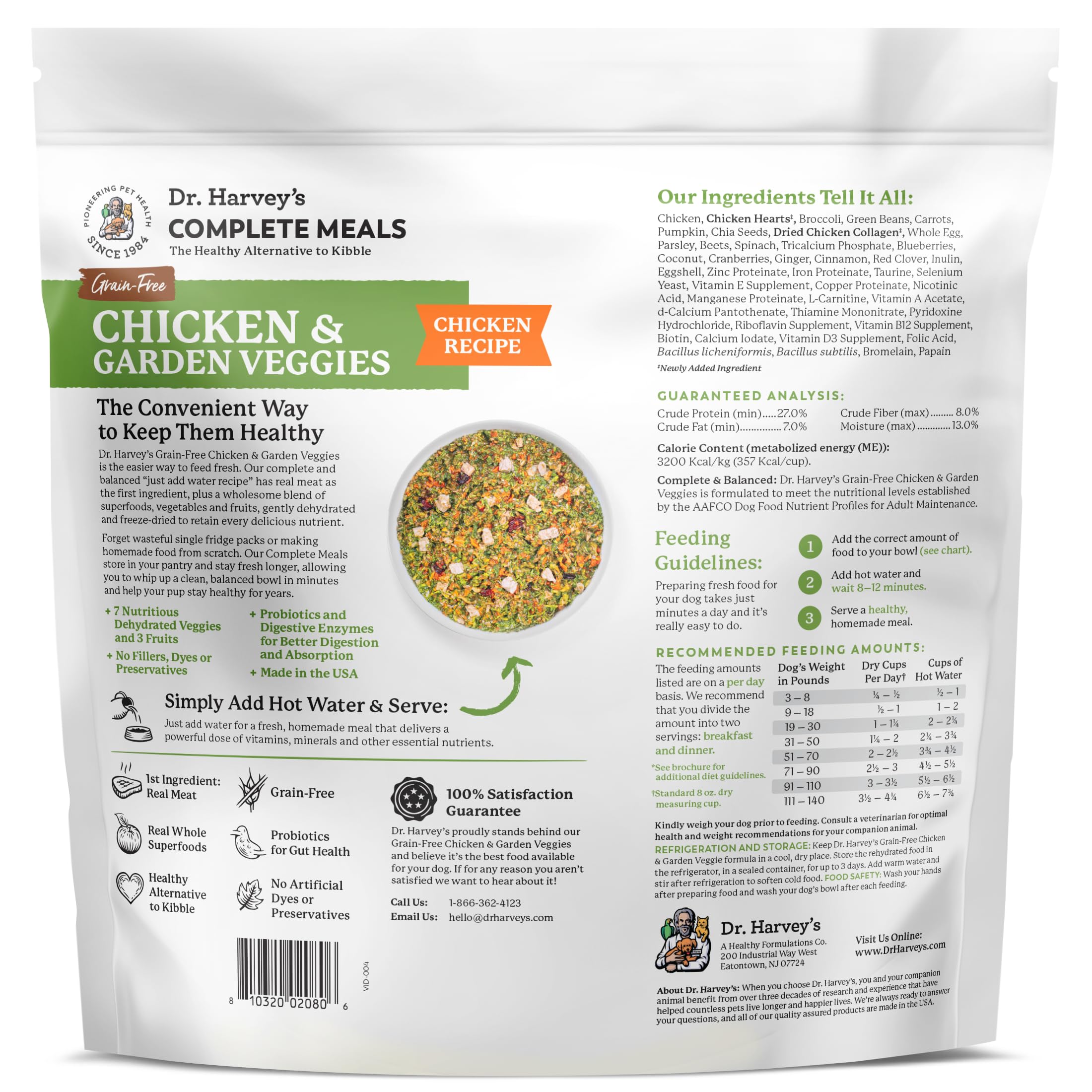 All-breeds suitability image for Dr. Harvey's Chicken & Garden Veggies.