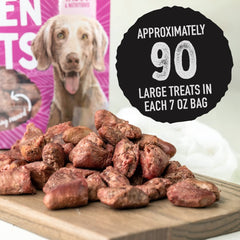 Dr. Harvey's Chicken Hearts with no preservatives display.