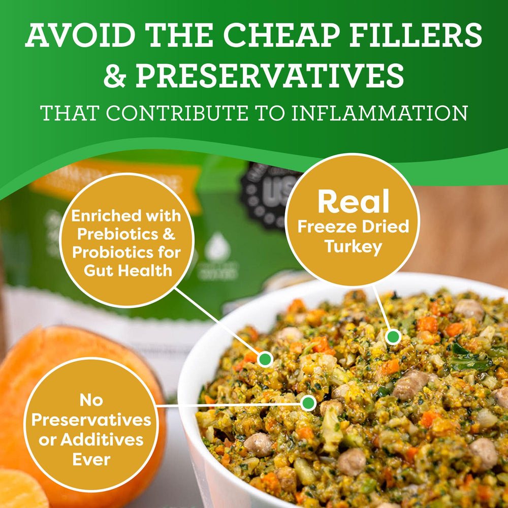 Dr. Harvey's dehydrated superfoods mix for balanced nutrition