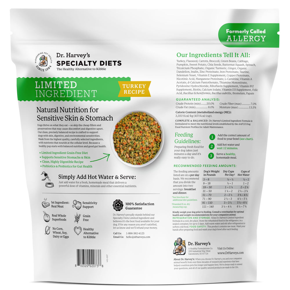 Dr. Harvey's freeze-drying process preserves nutrients