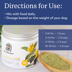 Herbal blend in Dr. Harvey's Golden Years supports daily senior nutrition