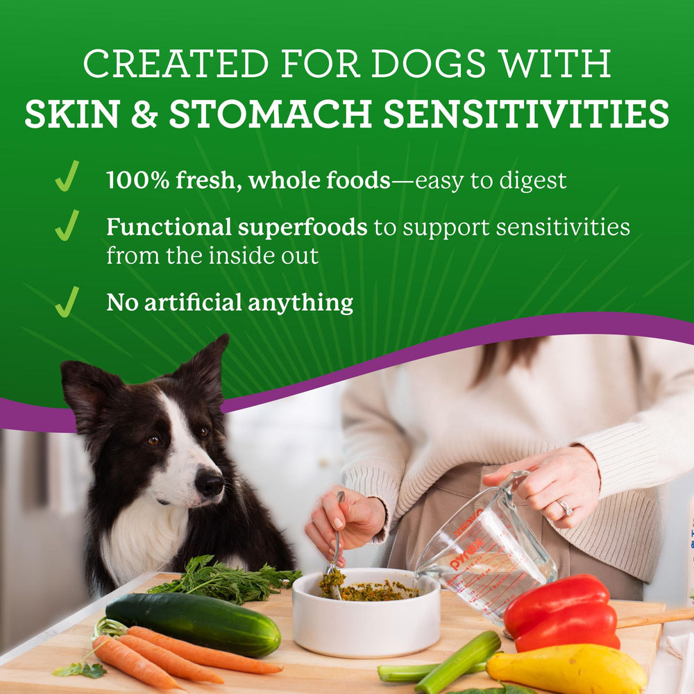Dr. Harvey's grain-free ingredients no preservatives emphasize natural feeding.