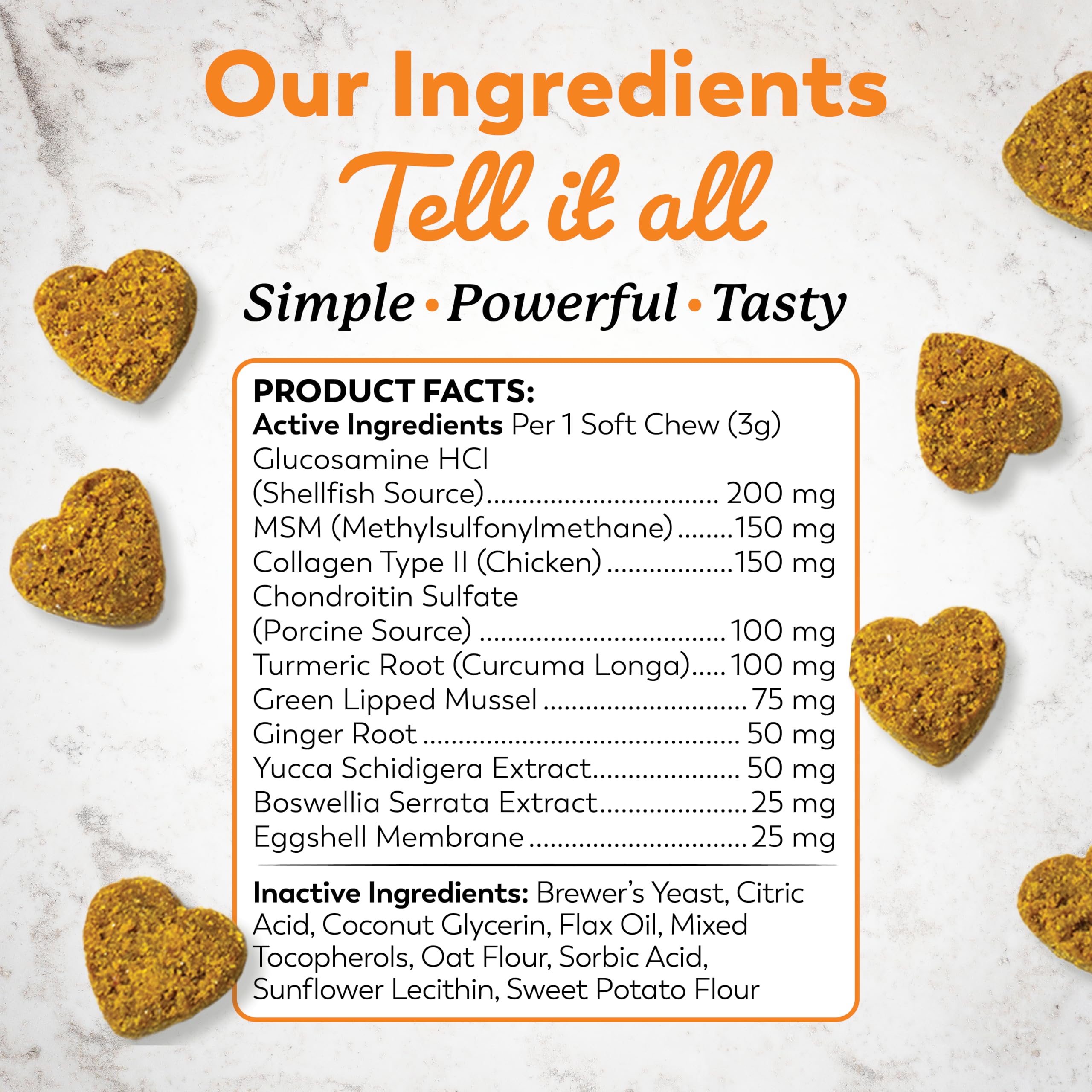 90 chews per jar for monthly dog care.