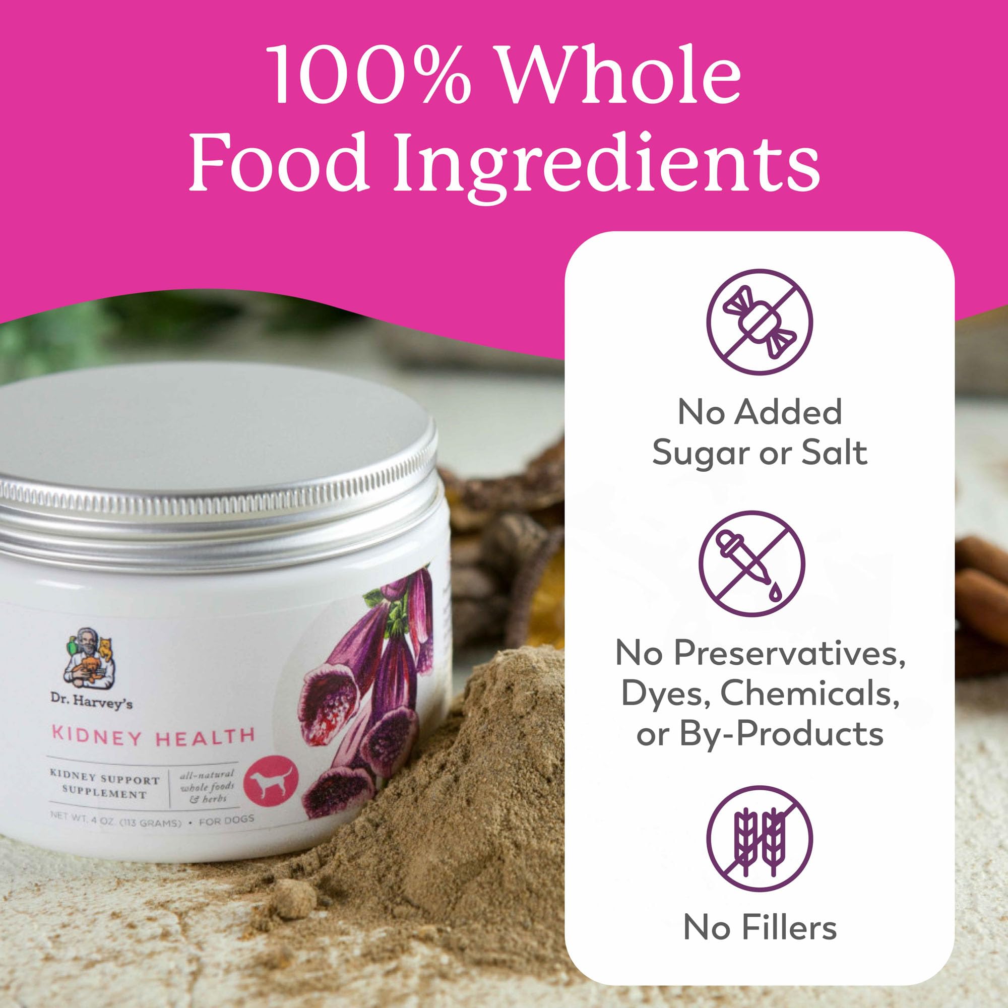 Codonopsis root ingredient in Dr. Harvey's Kidney Health supplement.