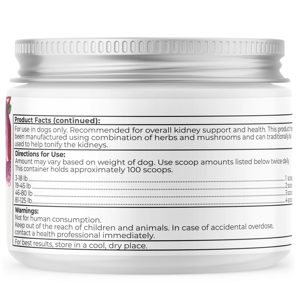 Close-up of the mushroom mix as part of Dr. Harvey's Kidney Health.