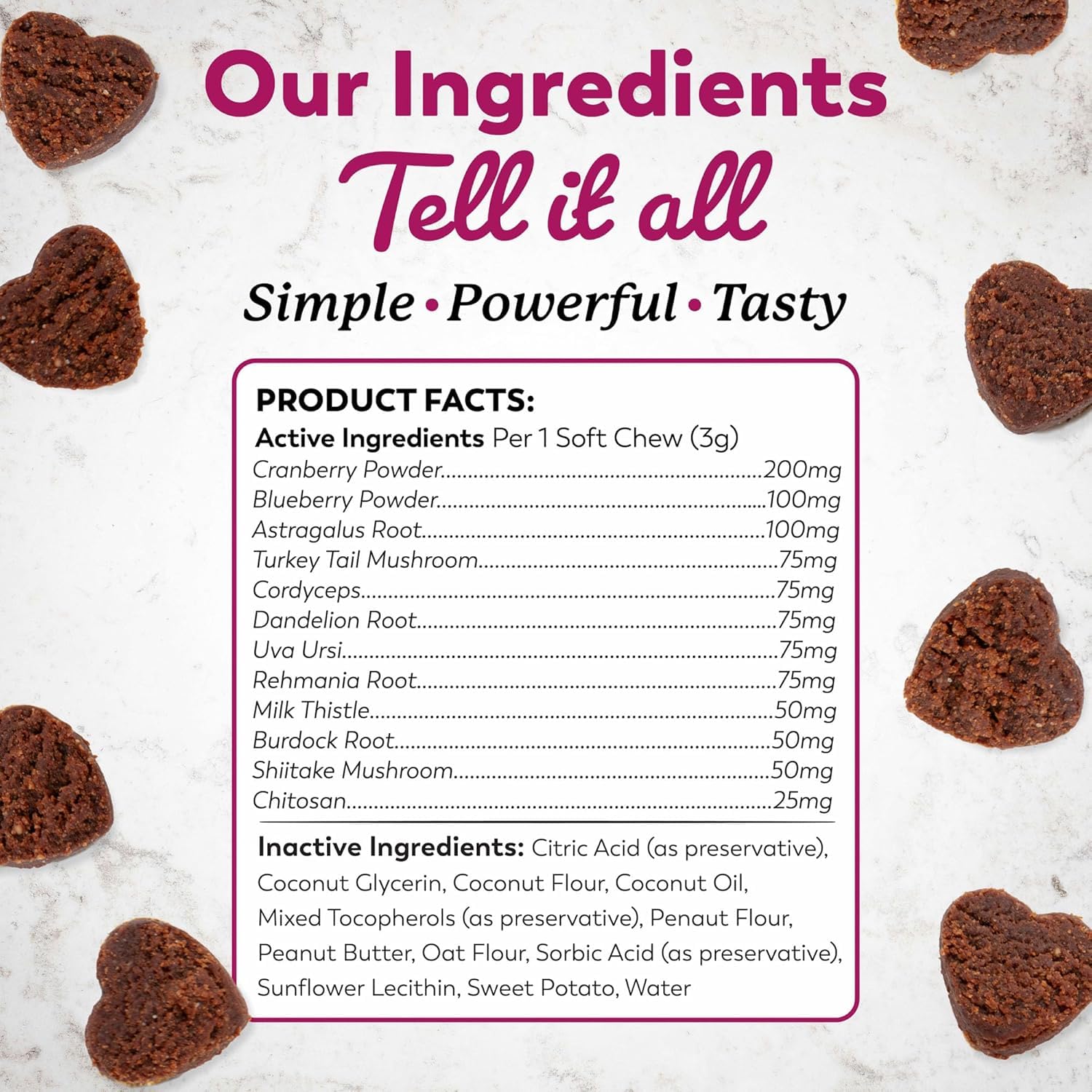 Dr. Harvey’s Kidney Support Soft Chews peanut butter flavor supports feeding consistency