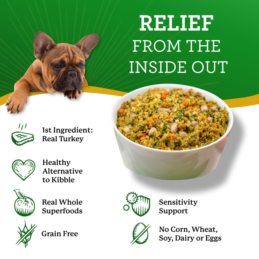 Dr. Harvey's packaging highlights grain-free, no preservatives