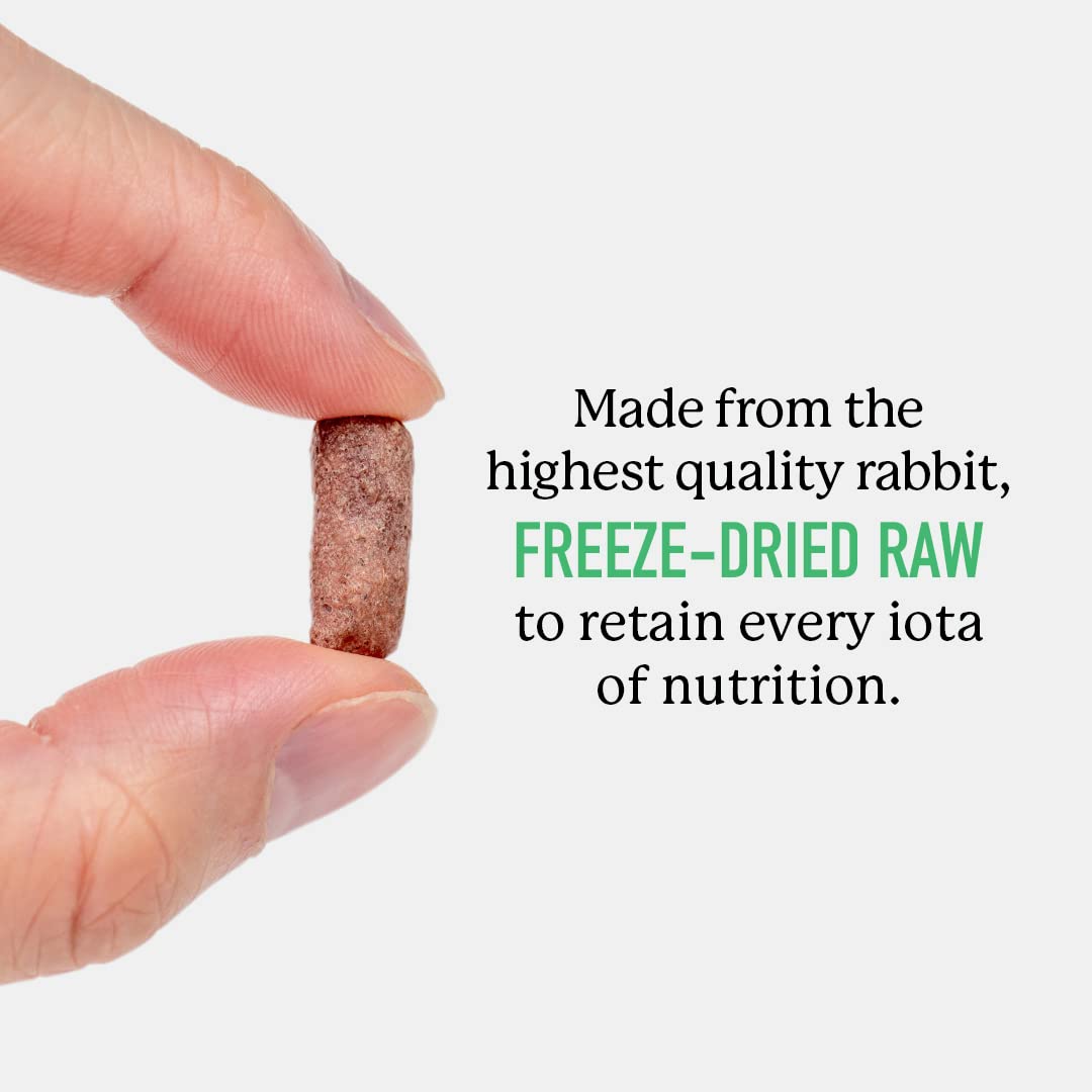 Dr. Harvey's Rabbit Bites ingredients highlight rabbit meat only.