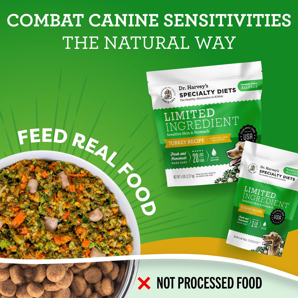 Dr. Harvey's ready-to-serve meal in minutes