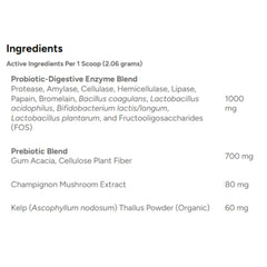 Dr. Marty ProPower Plus probiotic powder topping added to dog meals easily.