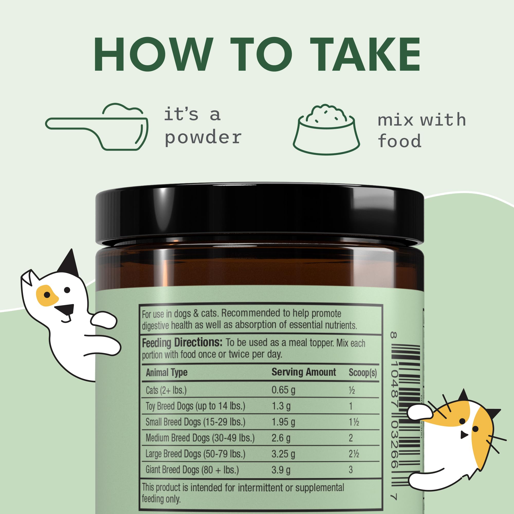 Dr. Mercola Bark & Whiskers 60-scoop tub for pets