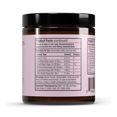 Detox ingredients list featuring milk thistle and NAC for cellular health