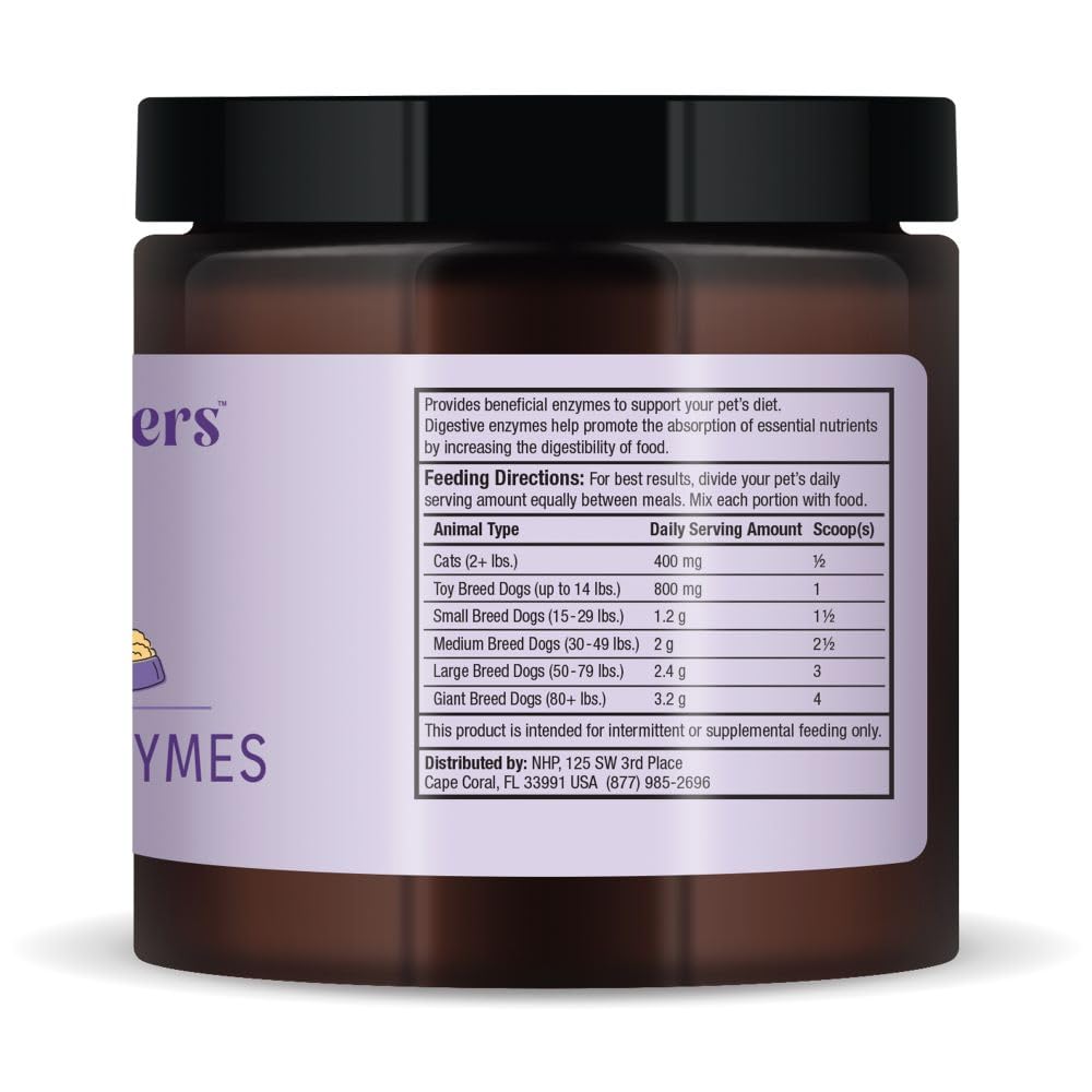 Dr. Mercola Bark & Whiskers enzyme powder label shown clearly