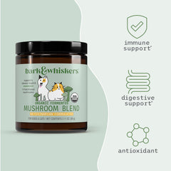 Dr. Mercola Bark & Whiskers gluten-free label emphasizing clean ingredients.