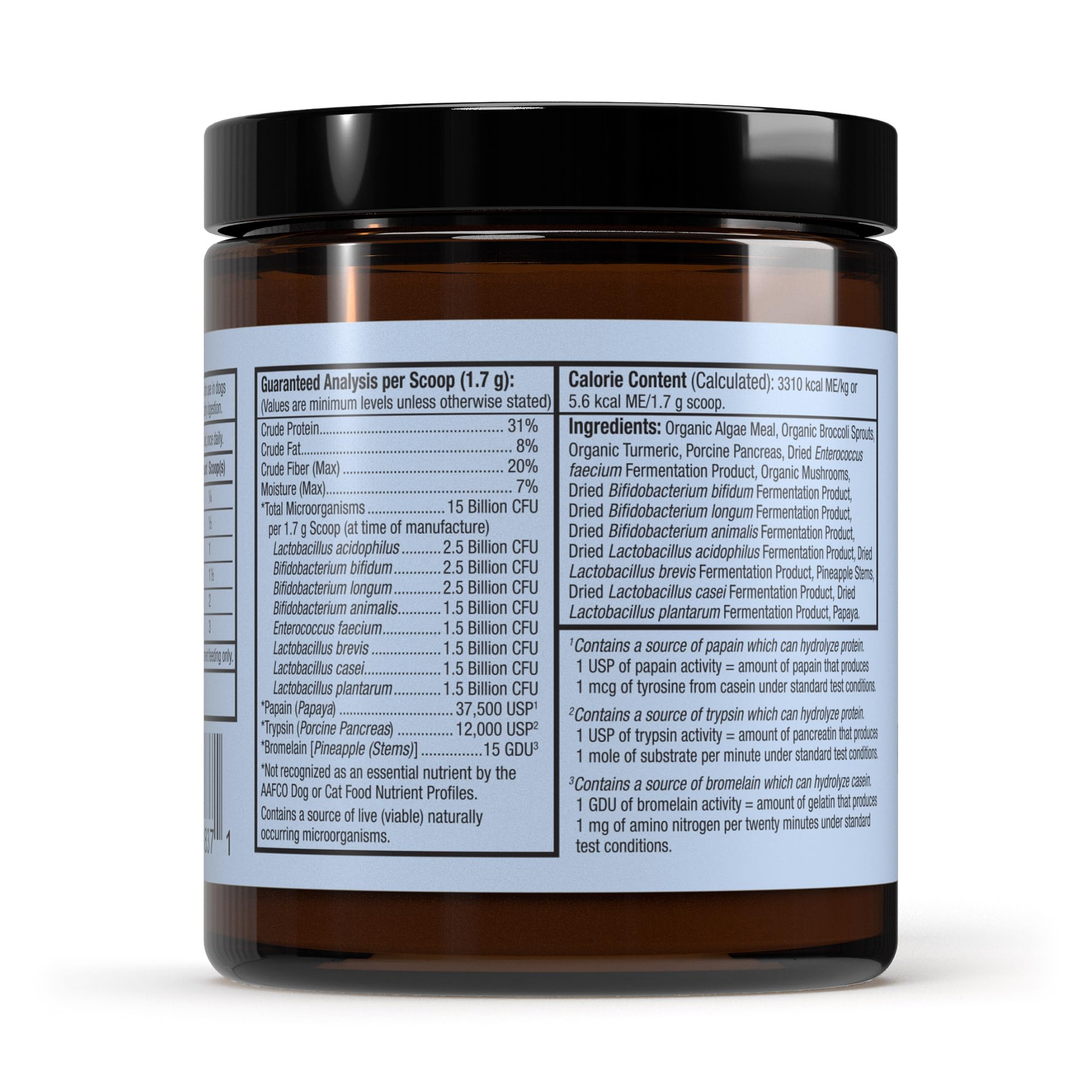 Dr. Mercola Bark & Whiskers scoops and powder for easy daily dosing.