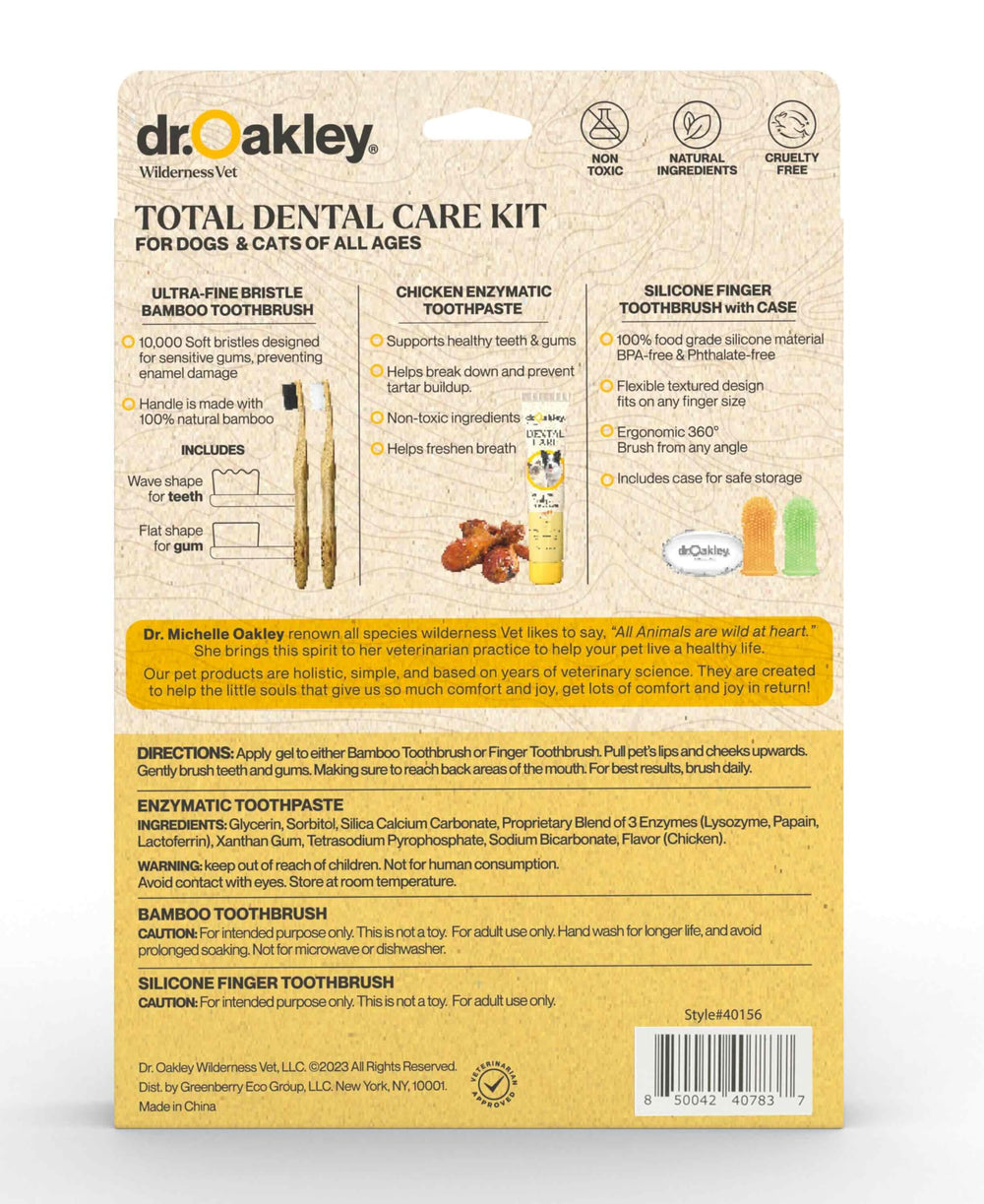 Dr. Oakley mint flavor toothpaste enhances brushing experience for dogs