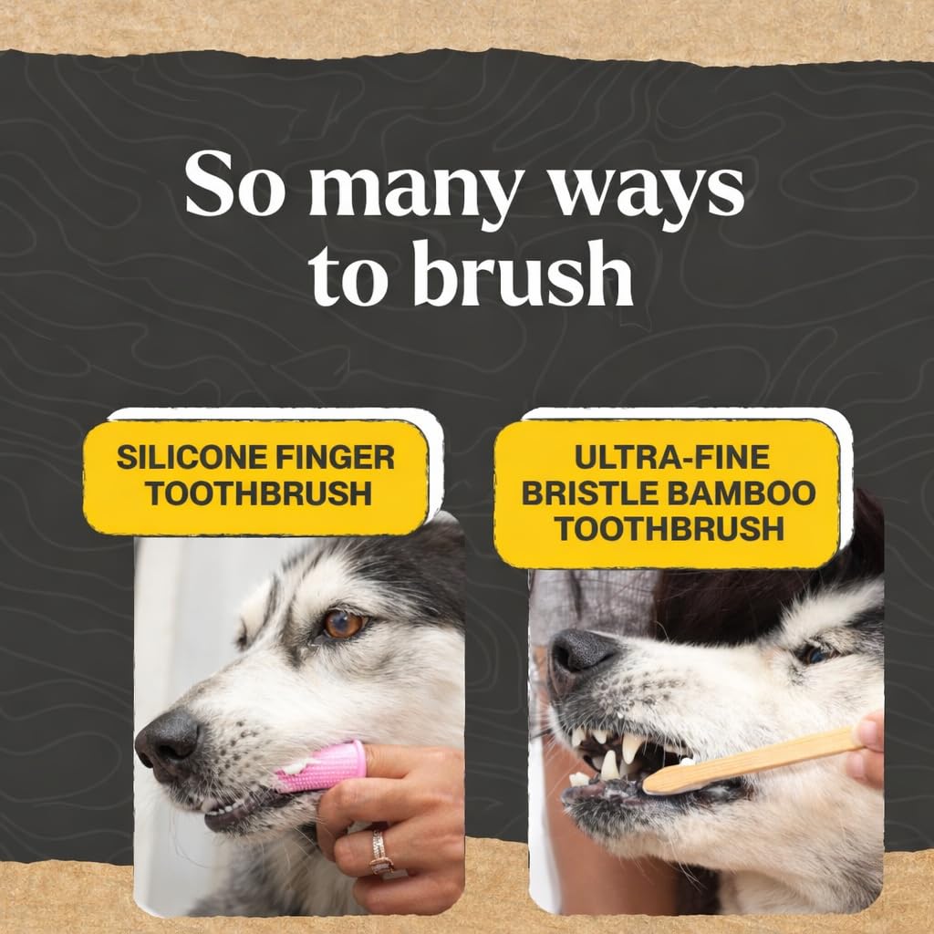 Dr. Oakley soft brushes with ultra-fine bristles for easy cleaning