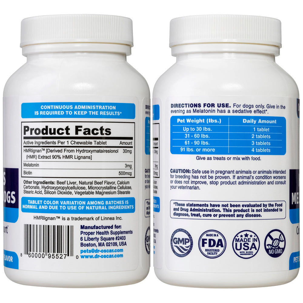 Dr Oscar adrenal support for Cushings dogs in chew form
