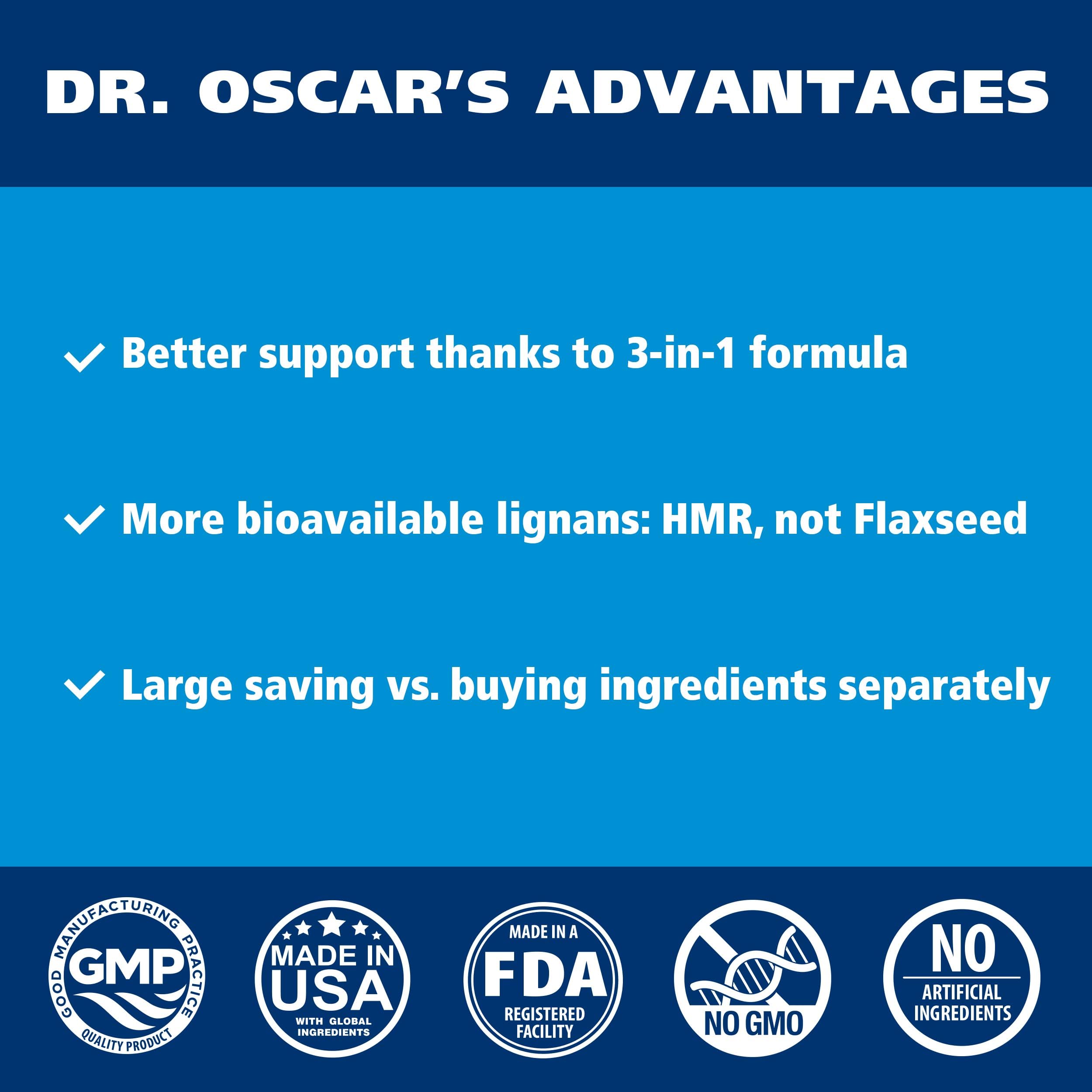 Dr Oscar bioavailable HMR lignans improve nutrient absorption