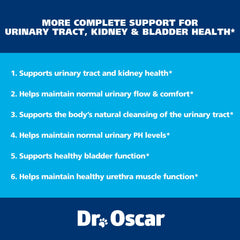 Dr. Oscar pumpkin seed extract visual emphasizing bladder health and function
