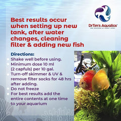 DrTim's Aquatics One and Only Freshwater bottle label, showing eco-friendly formula.