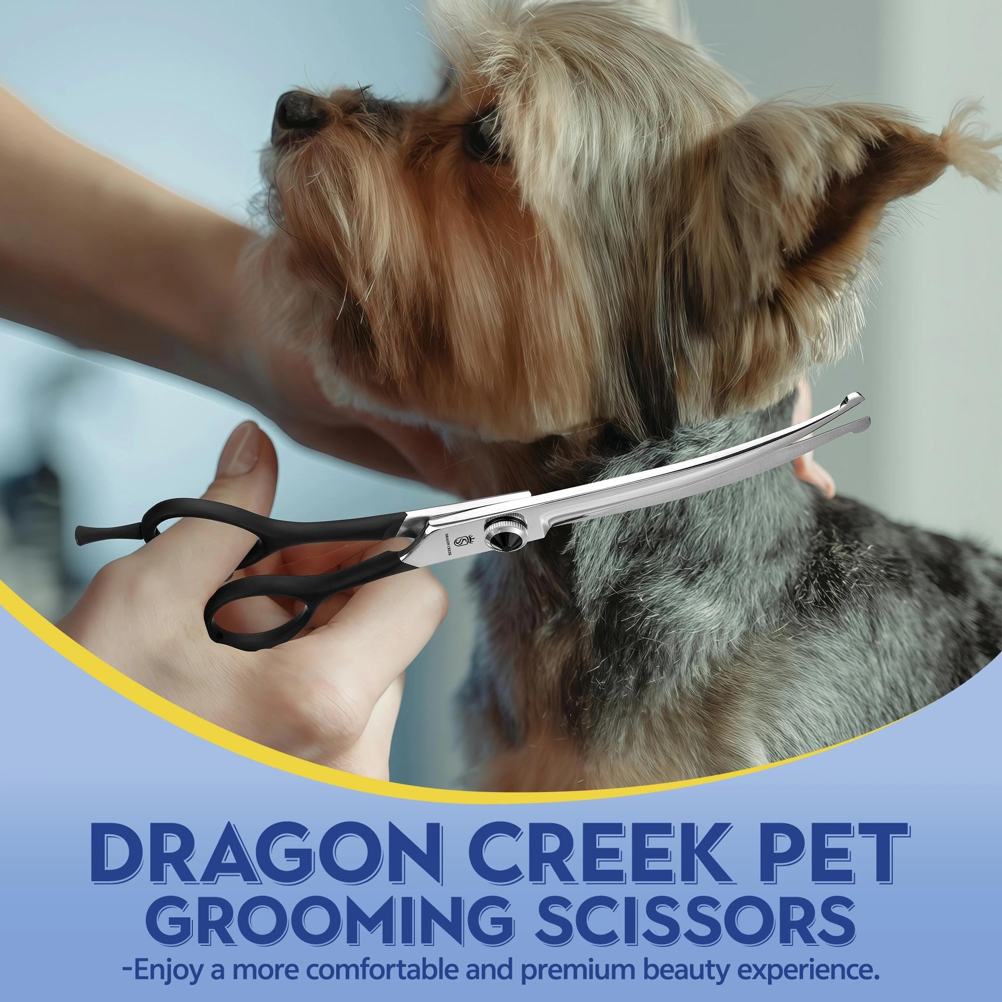 Dragon Creek pet-hospital-salon dog scissors for professional grooming.