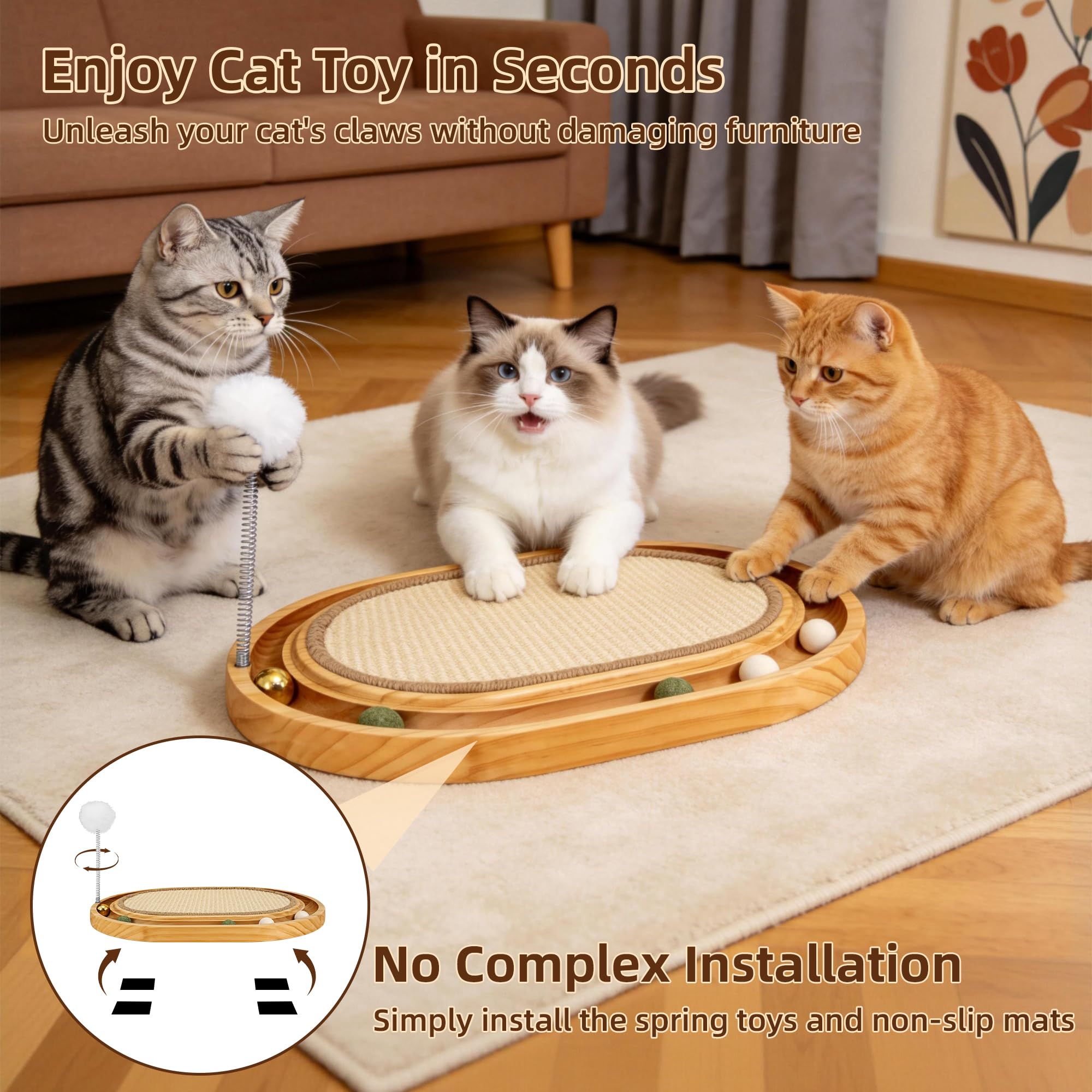 DRAGONCEE solid wood base provides stability during lively sessions.