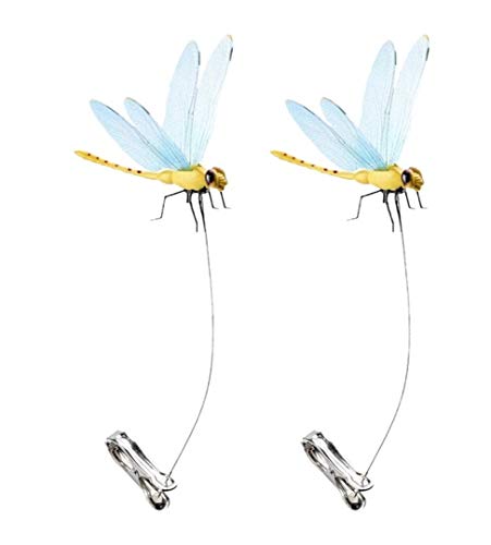 Dragonfly Wingman clip-on deterrent in action repels deerflies for calmer outdoor moments