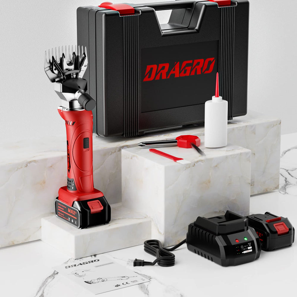 Dragro brushless motor sheep clippers stay cooler during extended grooming sessions