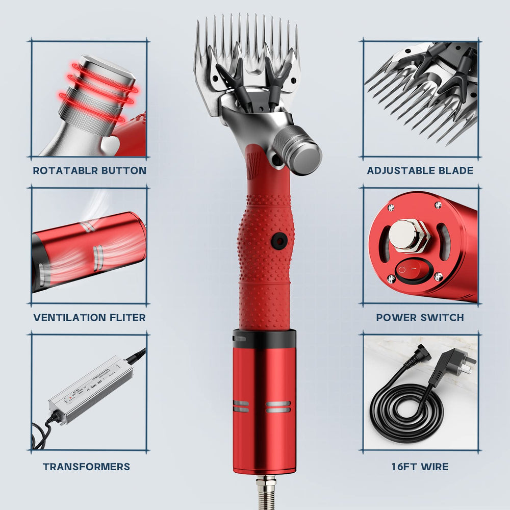 Dragro portable transformer enabling safer, longer shearing sessions.