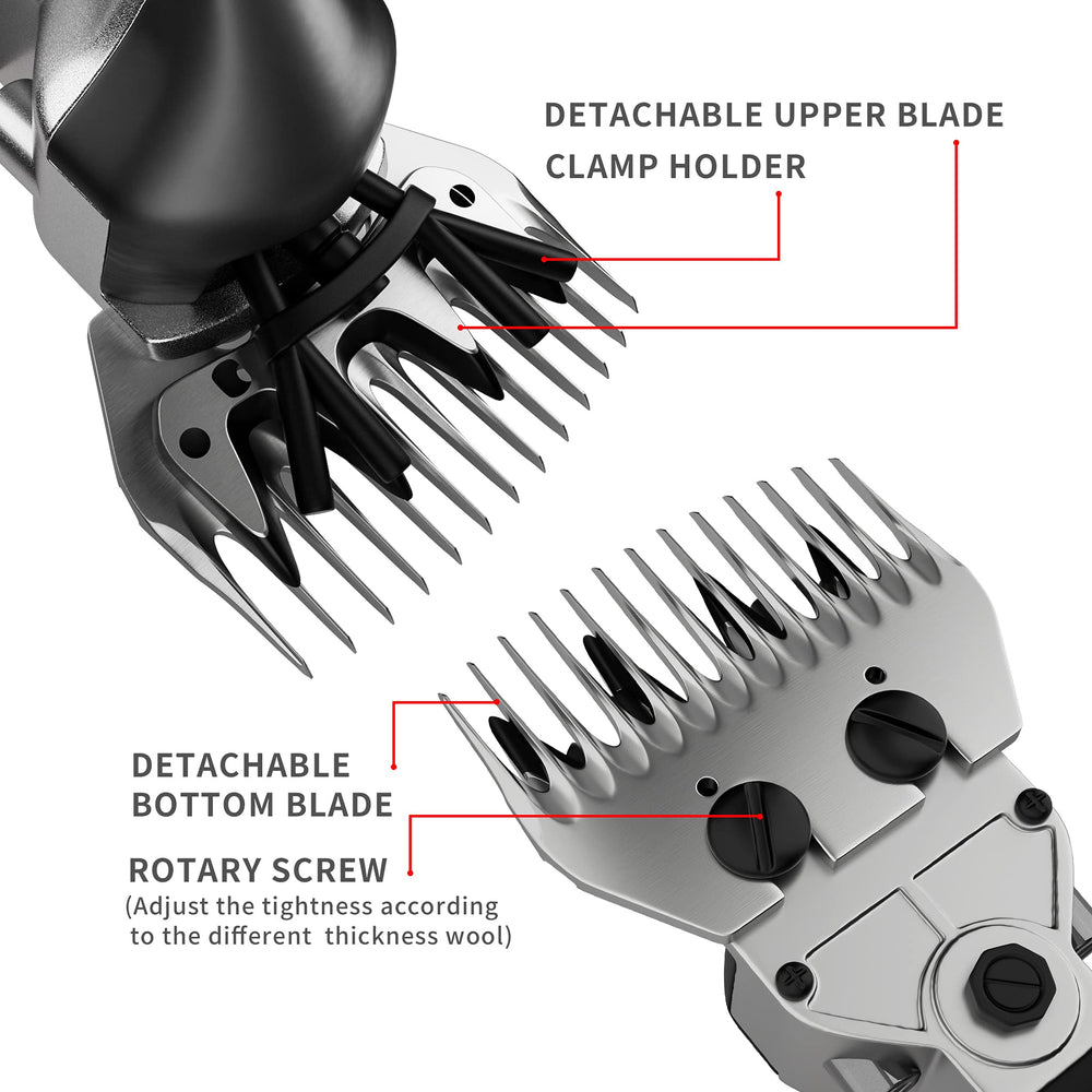 Dragro Sheep Clippers 600W in-use on farm for efficient trimming.