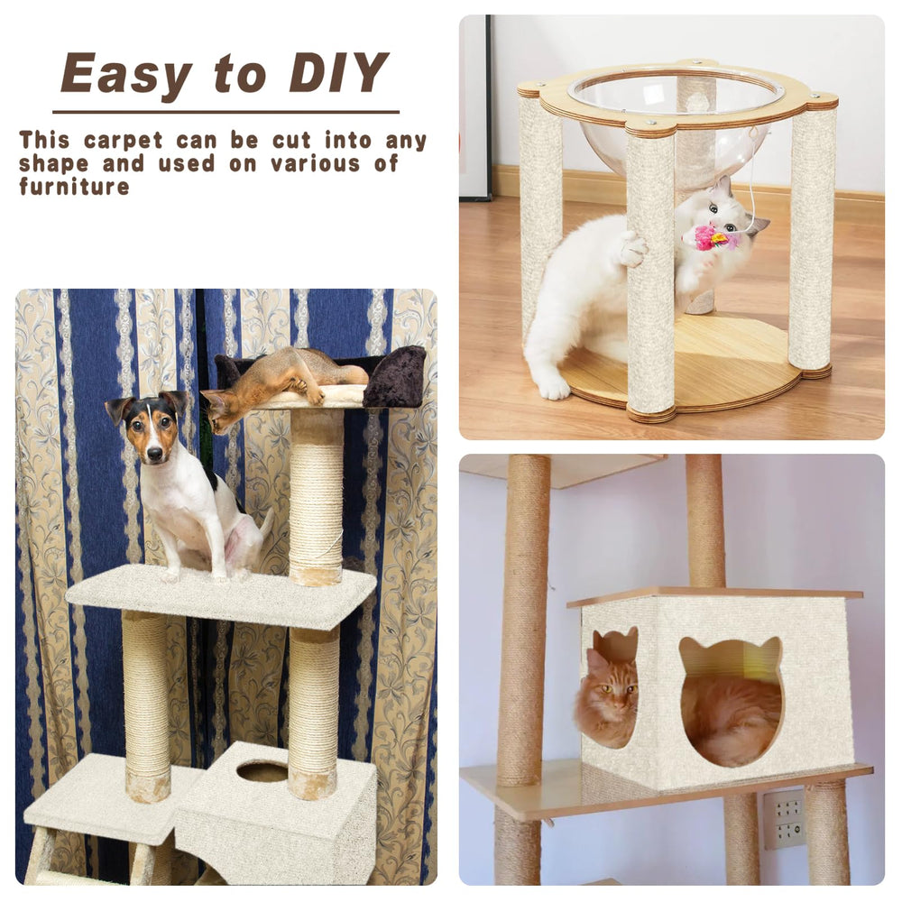 Draupnir Cat Scratching Mat protects furniture like couches and stairs.