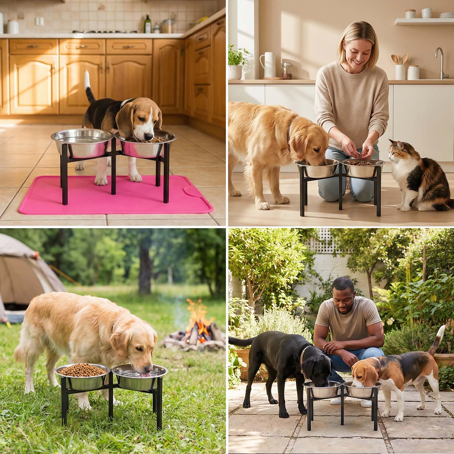 Drawinsage non-slip feet ensure stable feeding on any floor.
